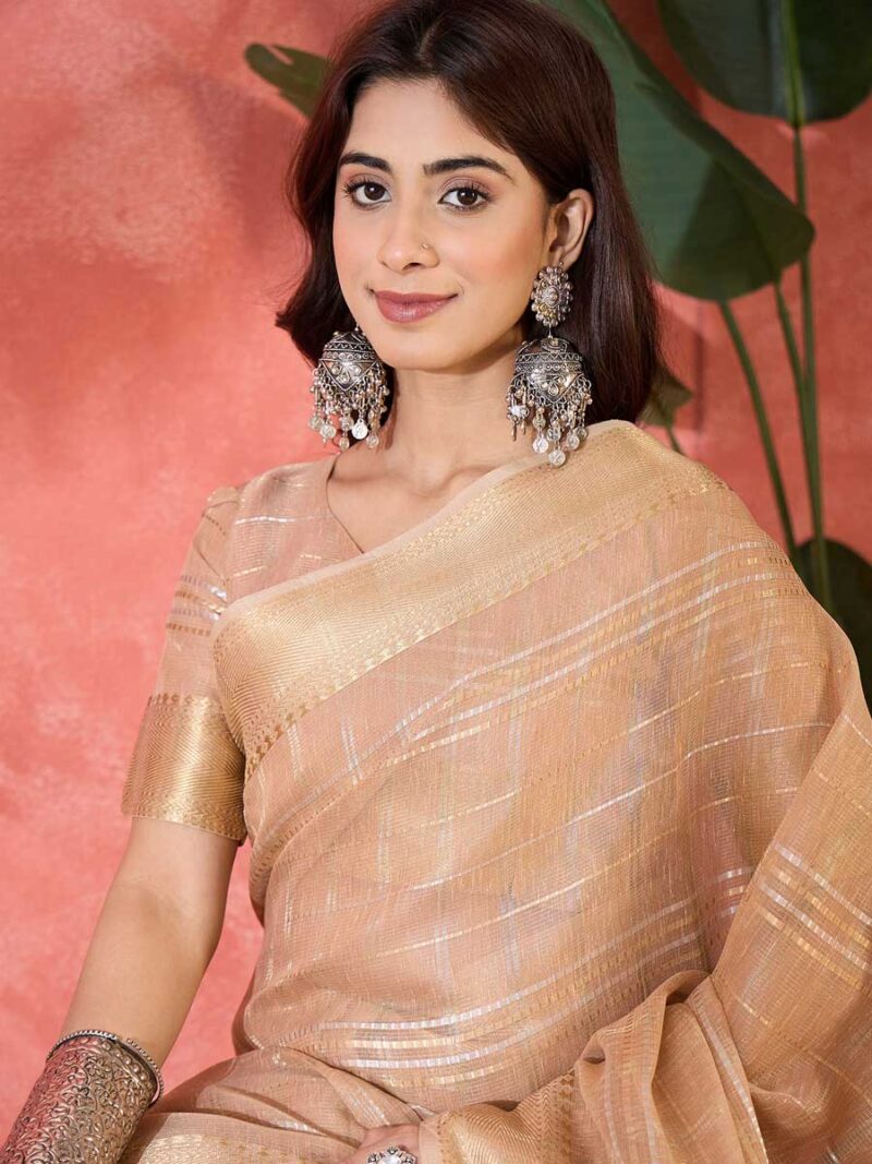 Pink Color Pink Saree - Image 3