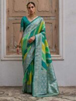 Green Color Rama Saree