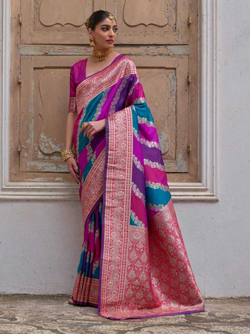 Pink Color Pink Saree - Image 2