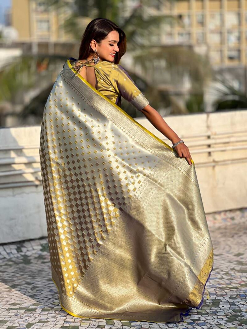 Yellow Color Yellow Saree - Image 2