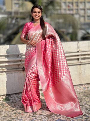 Pink Color Pink Saree
