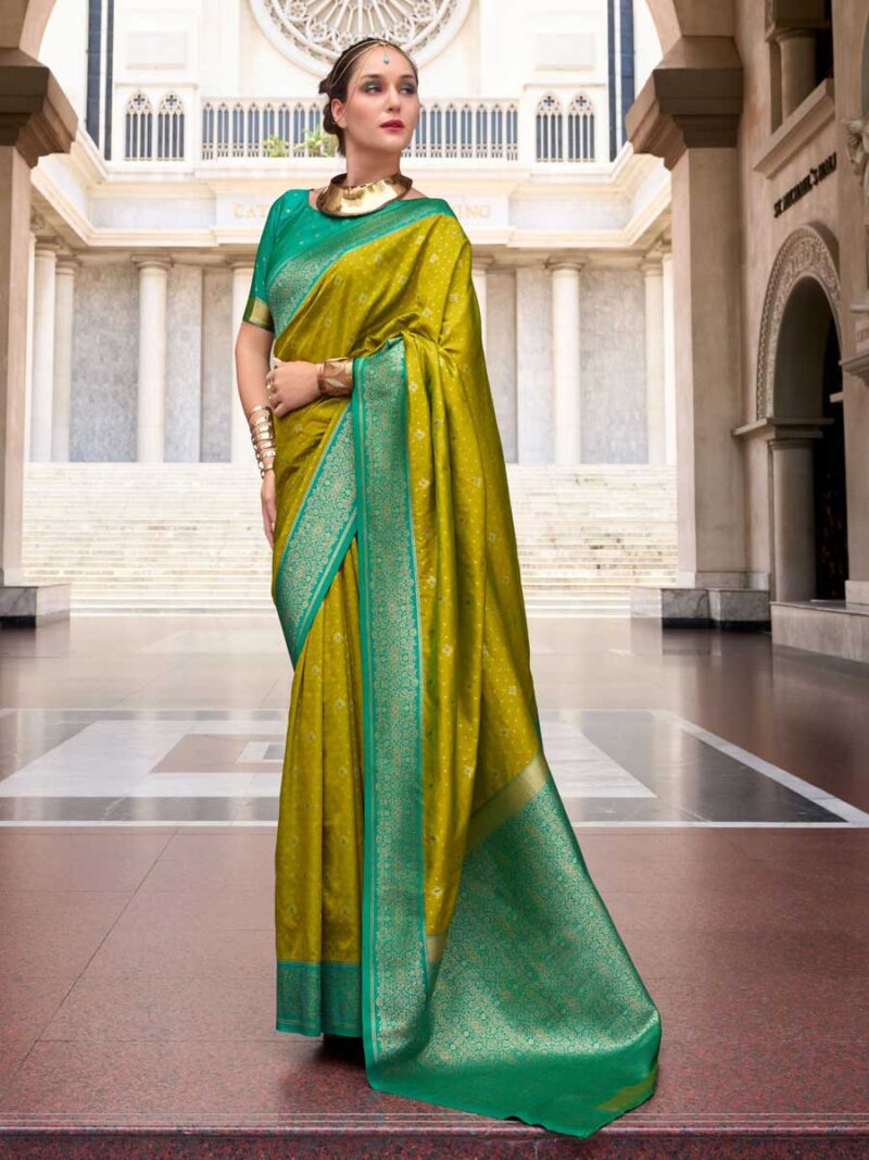 Mahendi Color Rama Saree