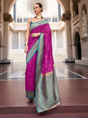 Purple Color Rama Saree