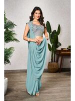 Blue Color Blue Saree