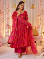 Pink Color Readymade Salwar Suit
