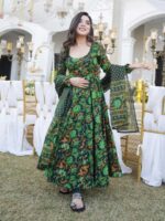 Green Color Readymade Salwar Suit