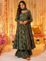 Green Color Readymade Salwar Suit
