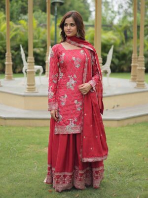 Maroon Color Readymade Salwar Suit