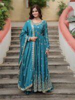 Blue Color Readymade Salwar Suit