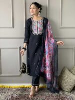 Black Color Readymade Salwar Suit