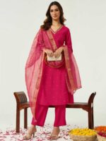 Pink Color Readymade Salwar Suit