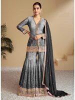 Grey Color Salwar Suit