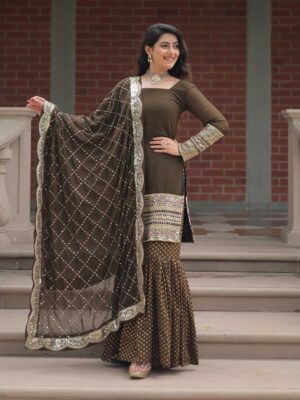 Mahendi Color Readymade Salwar Suit