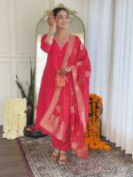Pink Color Readymade Salwar Suit
