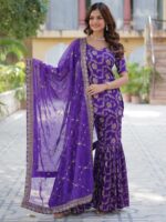 Purple Color Readymade Salwar Suit