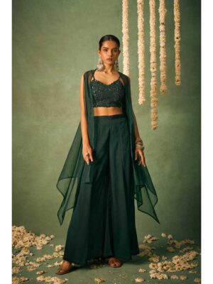 Green Color Readymade Salwar Suit