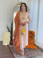 Beige Color Readymade Salwar Suit
