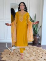 Mustard Color Readymade Salwar Suit
