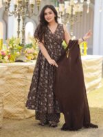 Brown Color Readymade Salwar Suit