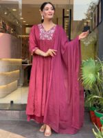 Pink Color Readymade Salwar Suit