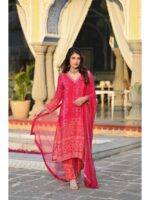 Pink Color Readymade Salwar Suit