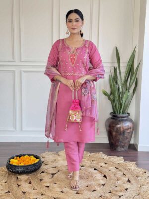 Gajri Color Readymade Salwar Suit