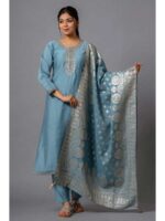 Grey Color Readymade Salwar Suit