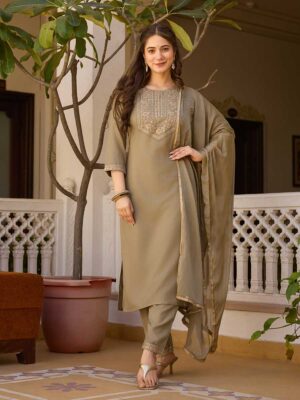 Pista Color Readymade Salwar Suit
