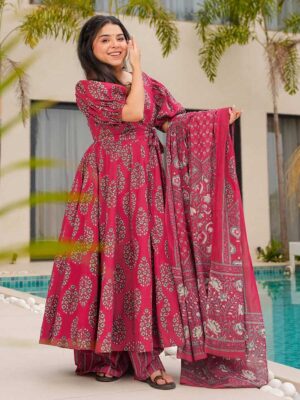 Pink Color Readymade Salwar Suit