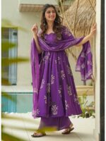 Purple Color Readymade Salwar Suit