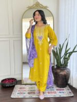Mustard Color Readymade Salwar Suit
