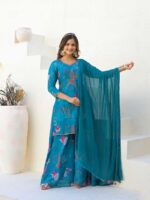 Blue Color Readymade Salwar Suit