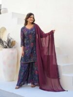 Purple Color Readymade Salwar Suit