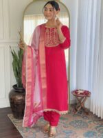 Pink Color Readymade Salwar Suit