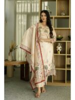 Beige Color Readymade Salwar Suit