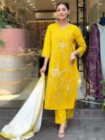 Yellow Color Readymade Salwar Suit