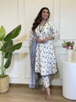 Off White Color Readymade Salwar Suit