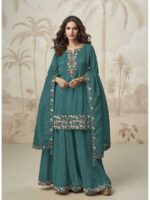 Aqua Green Color Salwar Suit