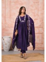 Lavender Color Readymade Salwar Suit