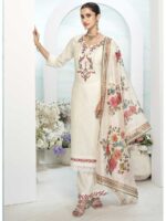 Off White Color Readymade Salwar Suit