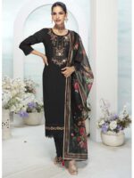 Black Color Readymade Salwar Suit