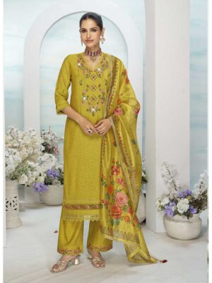 Mustard Color Readymade Salwar Suit