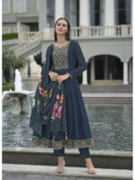 Teal Blue Color Salwar Suit