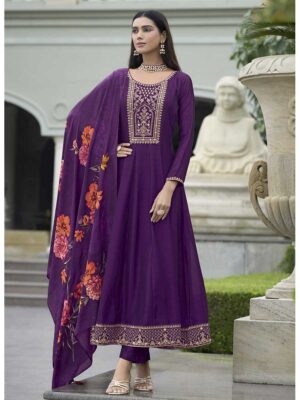 Purple Color Salwar Suit