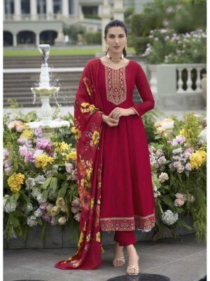 Maroon Color Readymade Salwar Suit