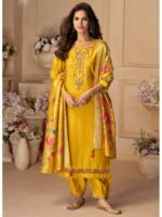 Yellow Color Readymade Salwar Suit
