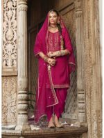 Pink Color Readymade Salwar Suit