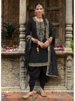 Black Color Readymade Salwar Suit