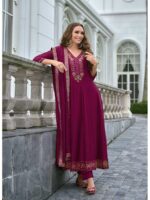 Magenta Color Readymade Salwar Suit