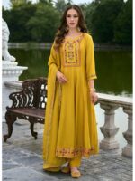 Yellow Color Readymade Salwar Suit